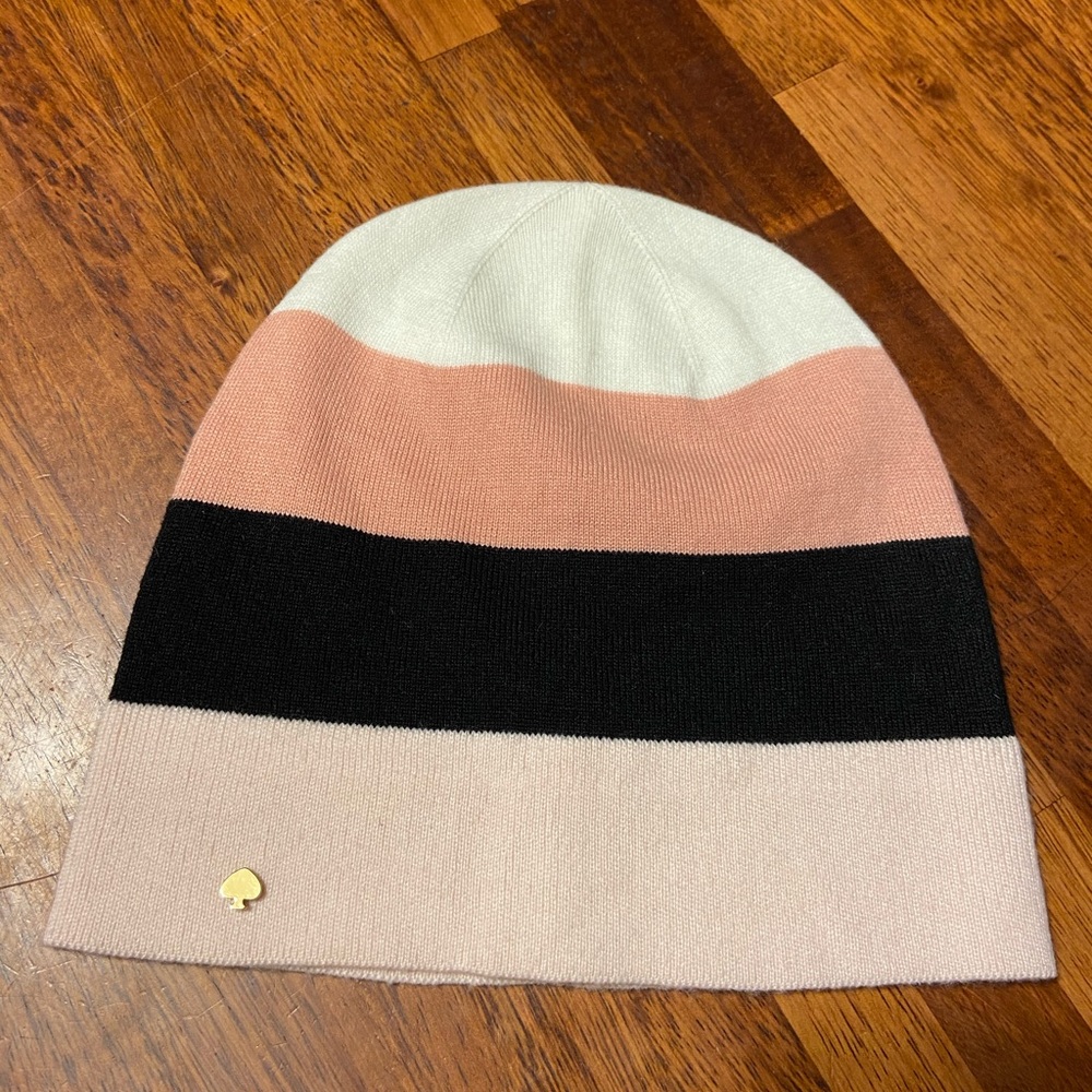 Kate Spade ♠️ Striped Toque